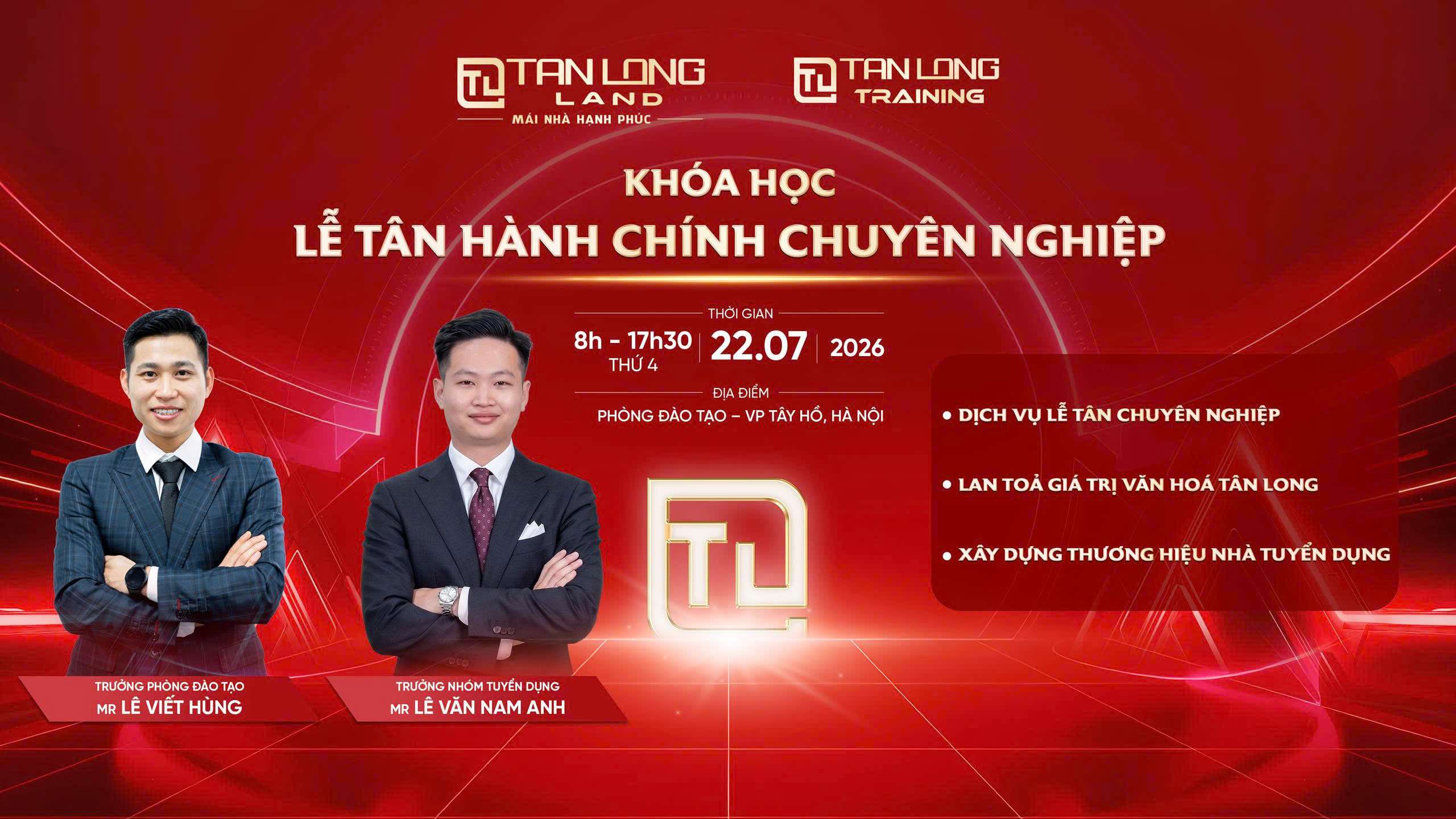 Khoá học Lễ tân Hành chính chuyên nghiệp